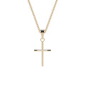 Dije Cruz de Oro 10 y 14 Quilates para Collar - Joyería Católica Ideal para Mujer, Hombre, Niña y Niño
