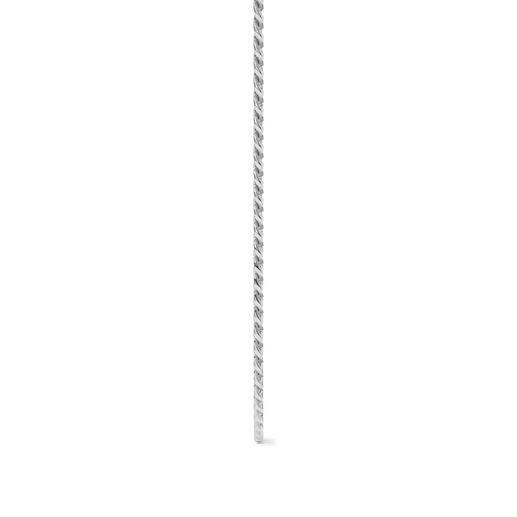 Cadena De Plata 925 Estilo Barbada De Calibre 3.2mm en 5 colores