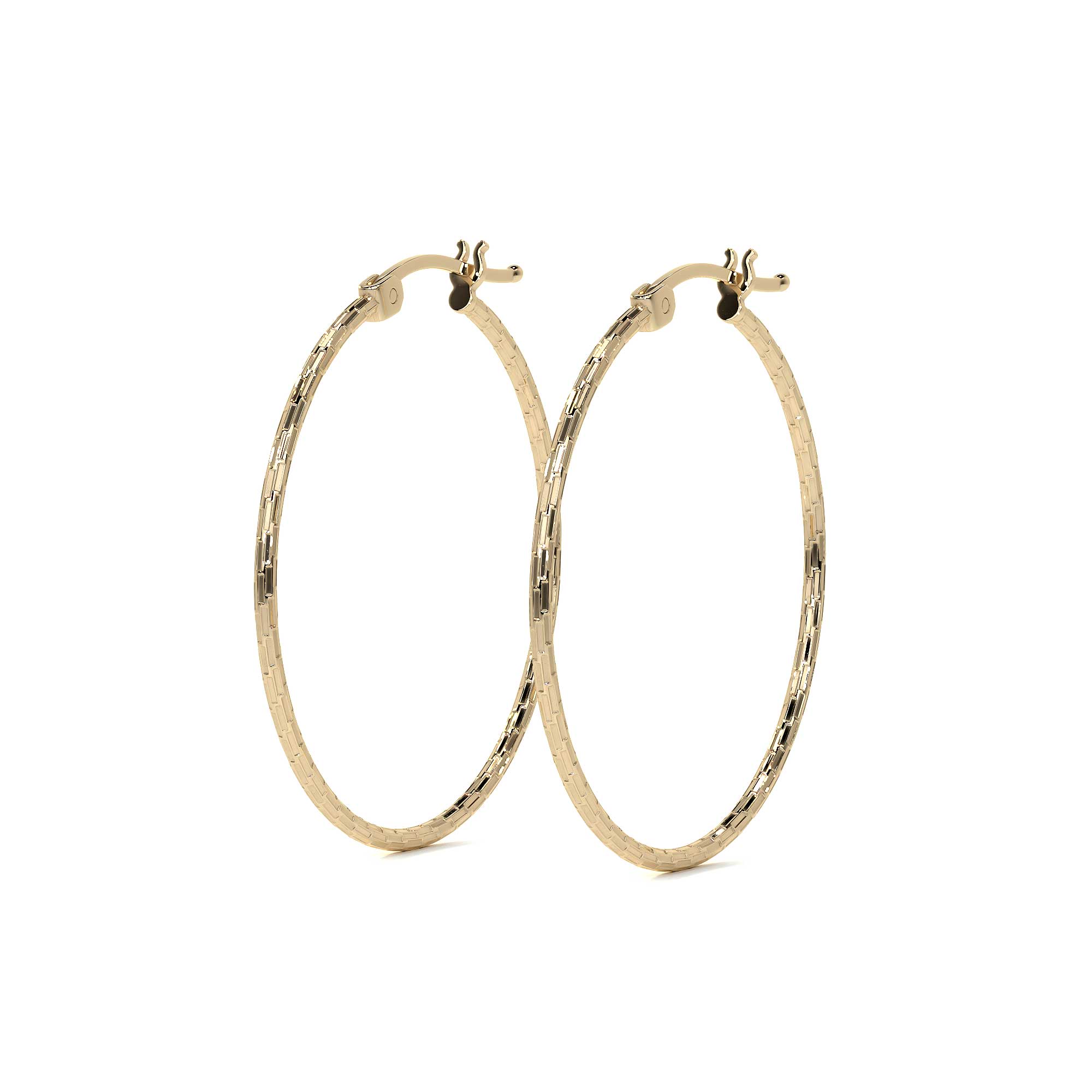 Arete Arracada Diamantada De Oro 14k Estilo Dominó