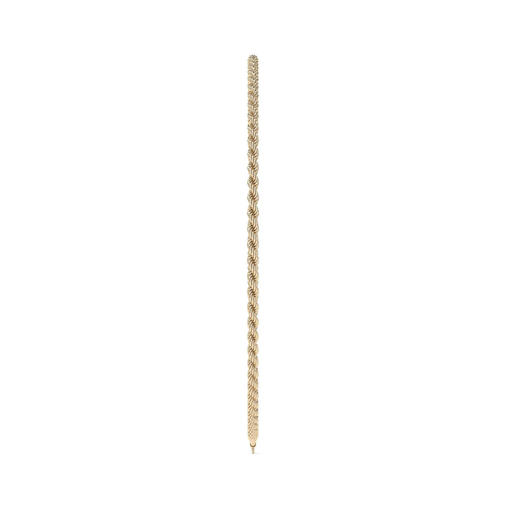 Pulsera de Oro de 14K para Mujer Estilo Torsal | Joyería Fina Italiana