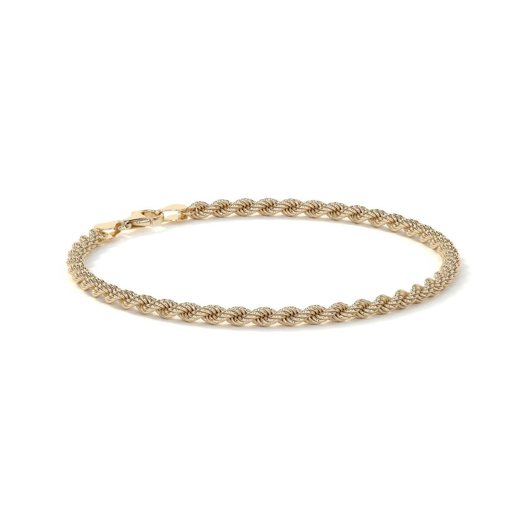 Pulsera de Oro 10K Estilo Torsal Italiano | Brazalete Elegante de Joyería Fina