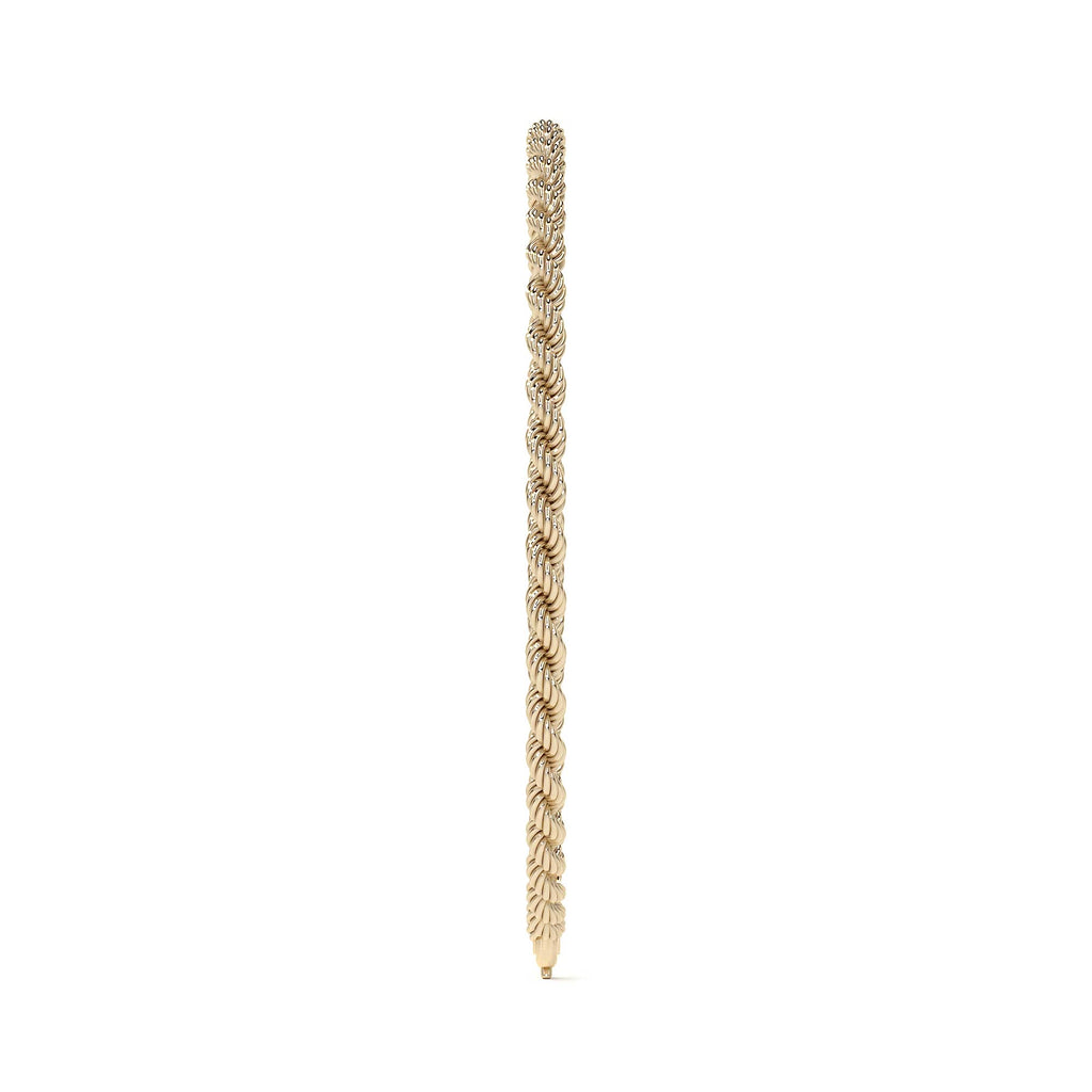 Pulsera de Oro 10K Estilo Torsal Italiano | Brazalete Elegante de Joyería Fina