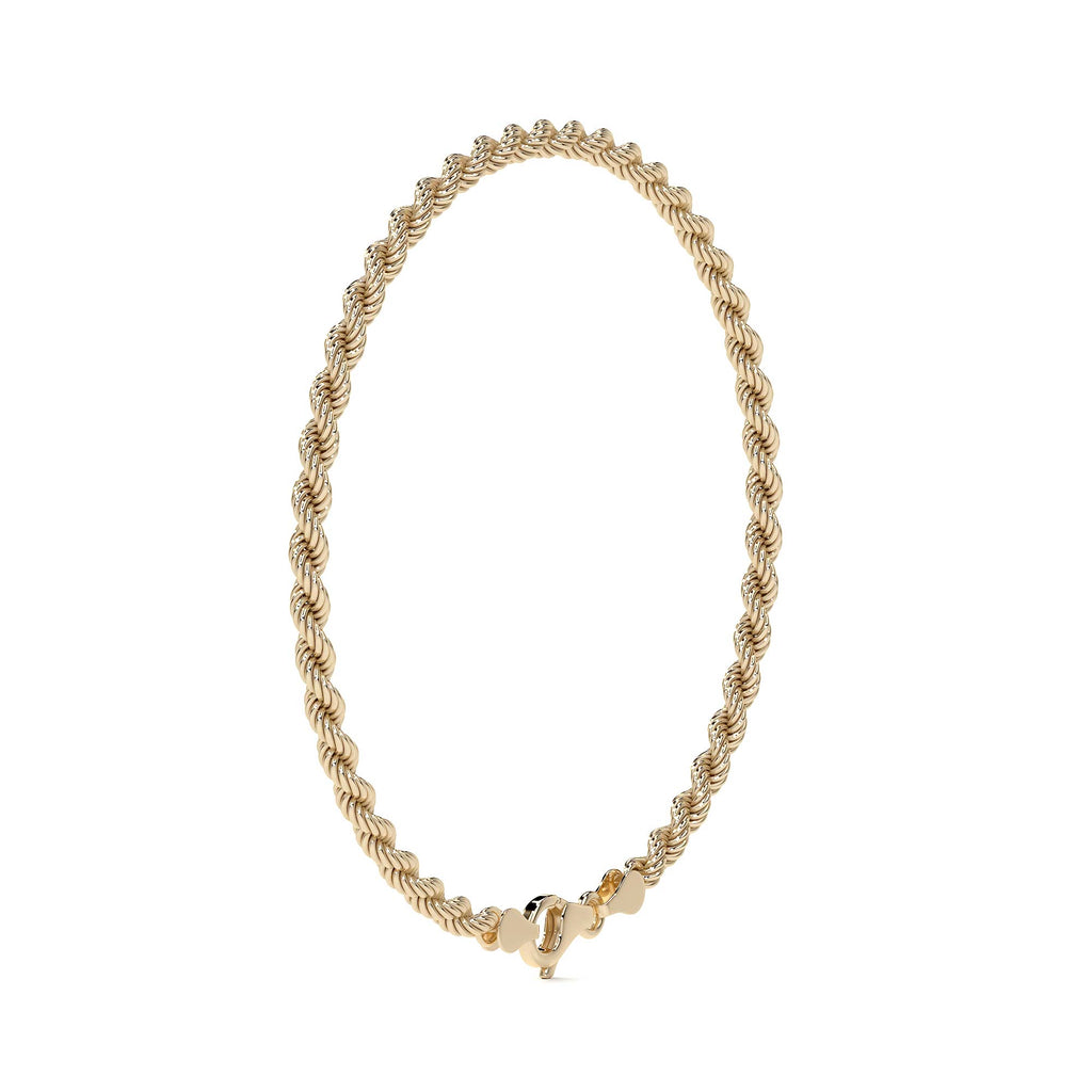 Pulsera de Oro 10K Estilo Torsal Italiano | Brazalete Elegante de Joyería Fina