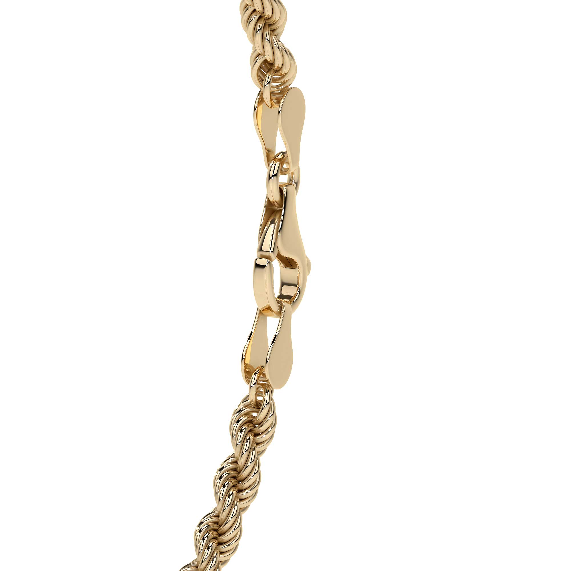 Pulsera de Oro 10K para Hombre Estilo Torsal Italiano | Brazalete Masculino Elegante