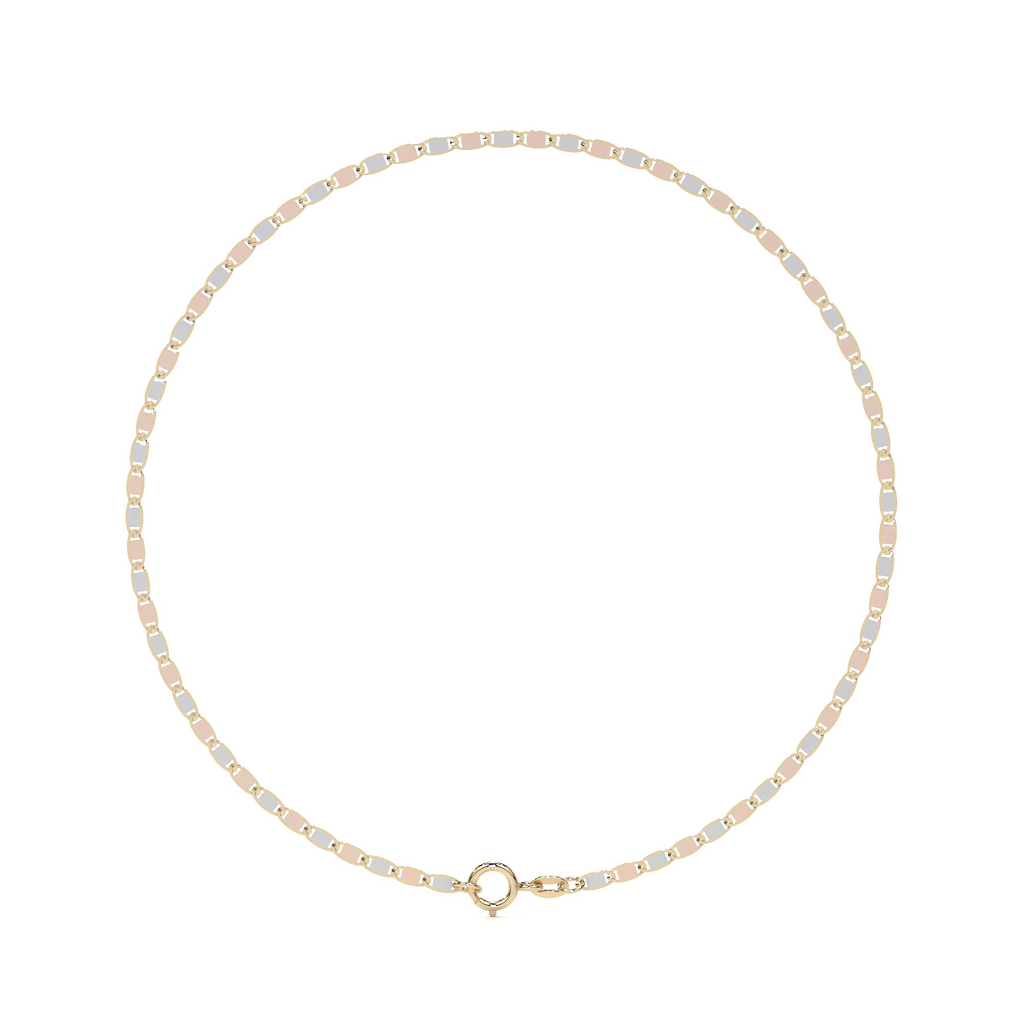Pulsera de Oro 10K Estilo Italiano Valentino | Brazalete Delicado en Oro Amarillo o Tricolor