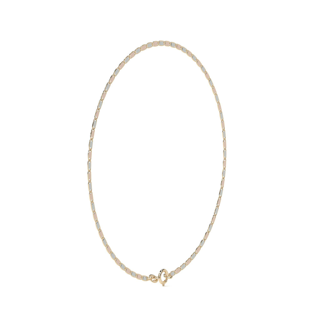 Pulsera de Oro 10K Estilo Italiano Valentino | Brazalete Delicado en Oro Amarillo o Tricolor