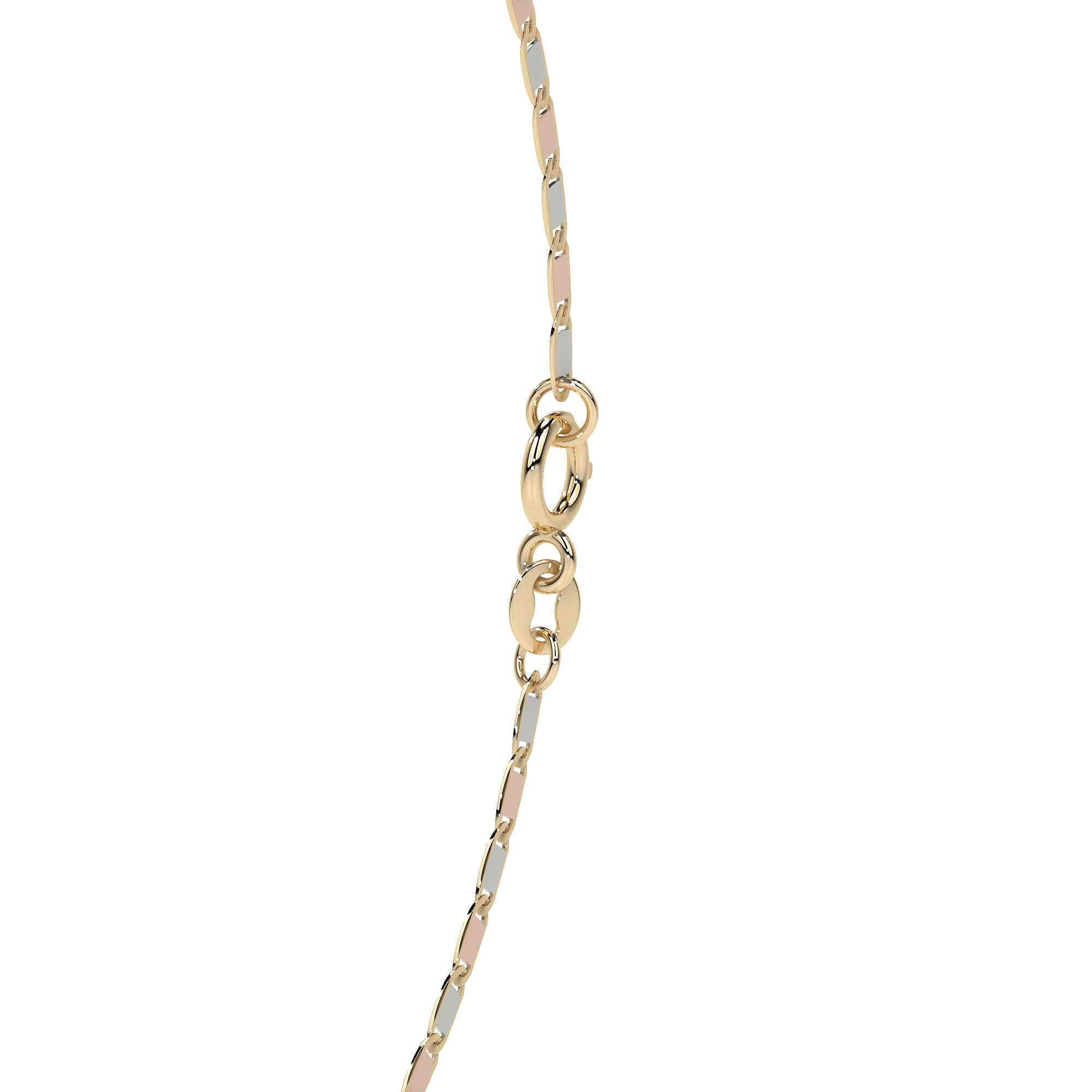 Pulsera de Oro 10K Estilo Italiano Valentino | Brazalete Delicado en Oro Amarillo o Tricolor