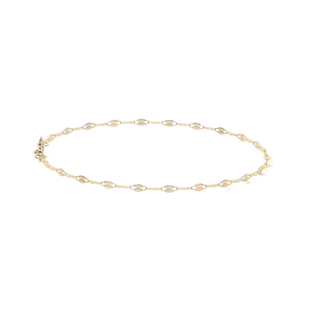 Esclava de Oro 10K Estilo Fígaro Serpentina Italiano | Pulsera Delicada de Joyería Fina