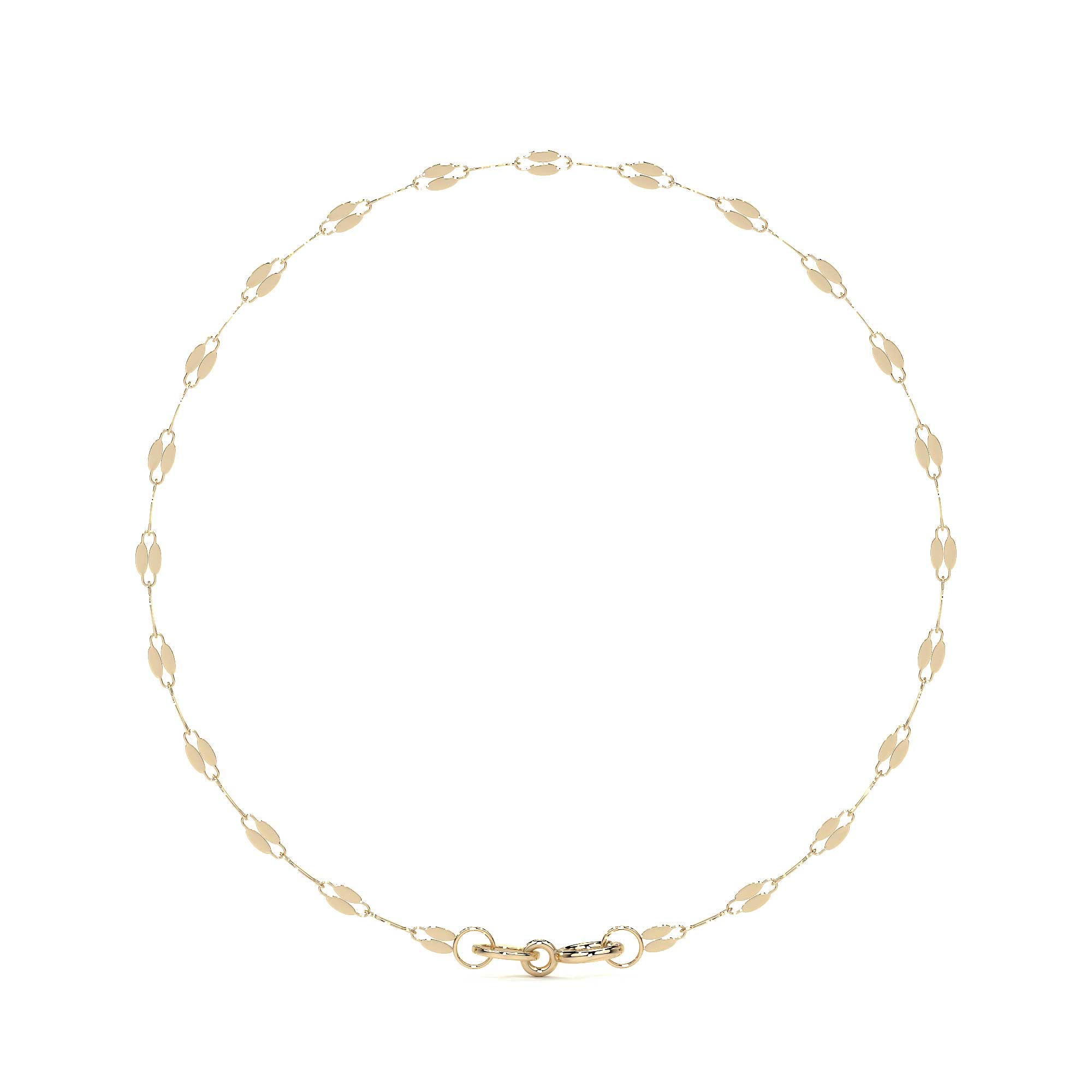 Esclava de Oro 10K Estilo Fígaro Serpentina Italiano | Pulsera Delicada de Joyería Fina