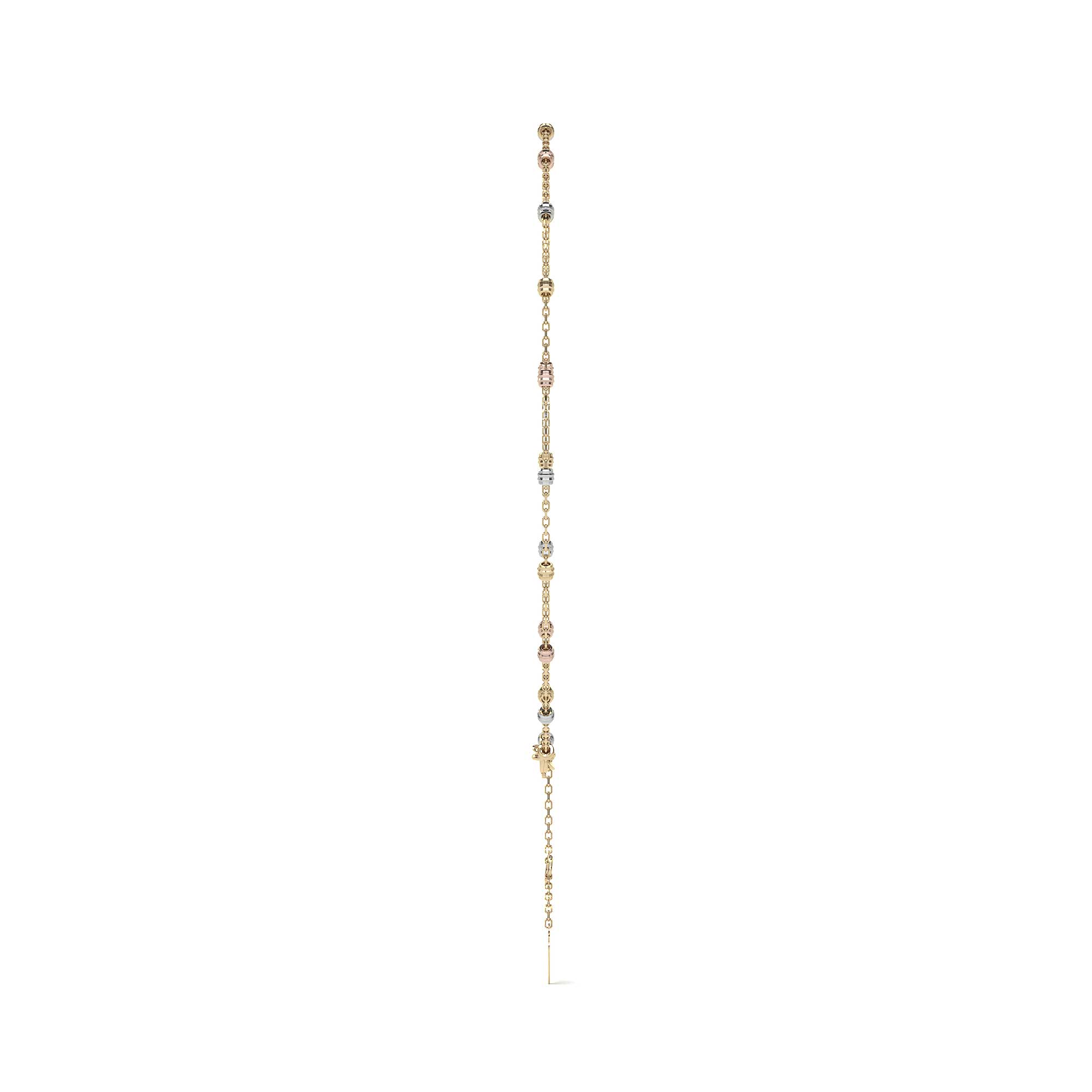Esclava Viviana Ajustable de Oro 10K con Bola Lisa | Pulsera Elegante de Joyería Fina
