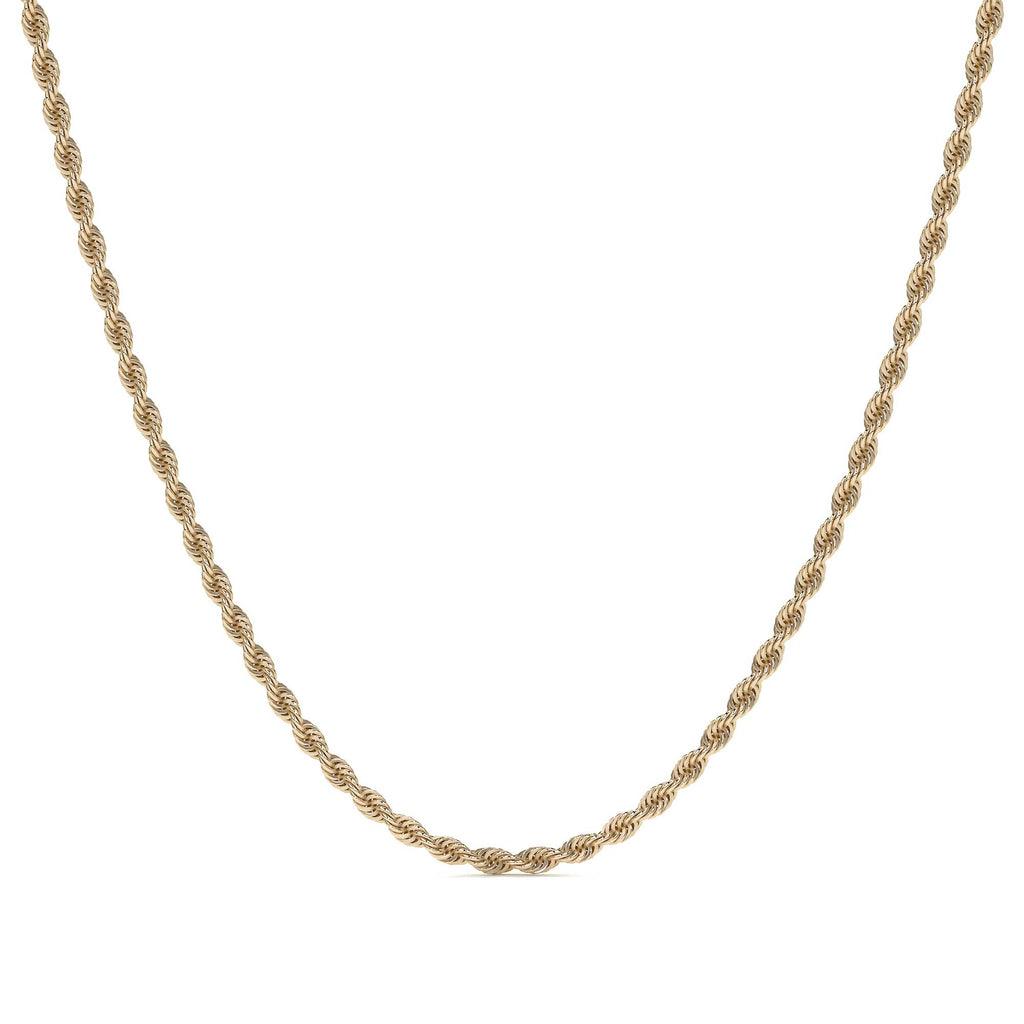 Cadena De Oro Hombre Italiano Torsal 10k Calibre 1.9mm