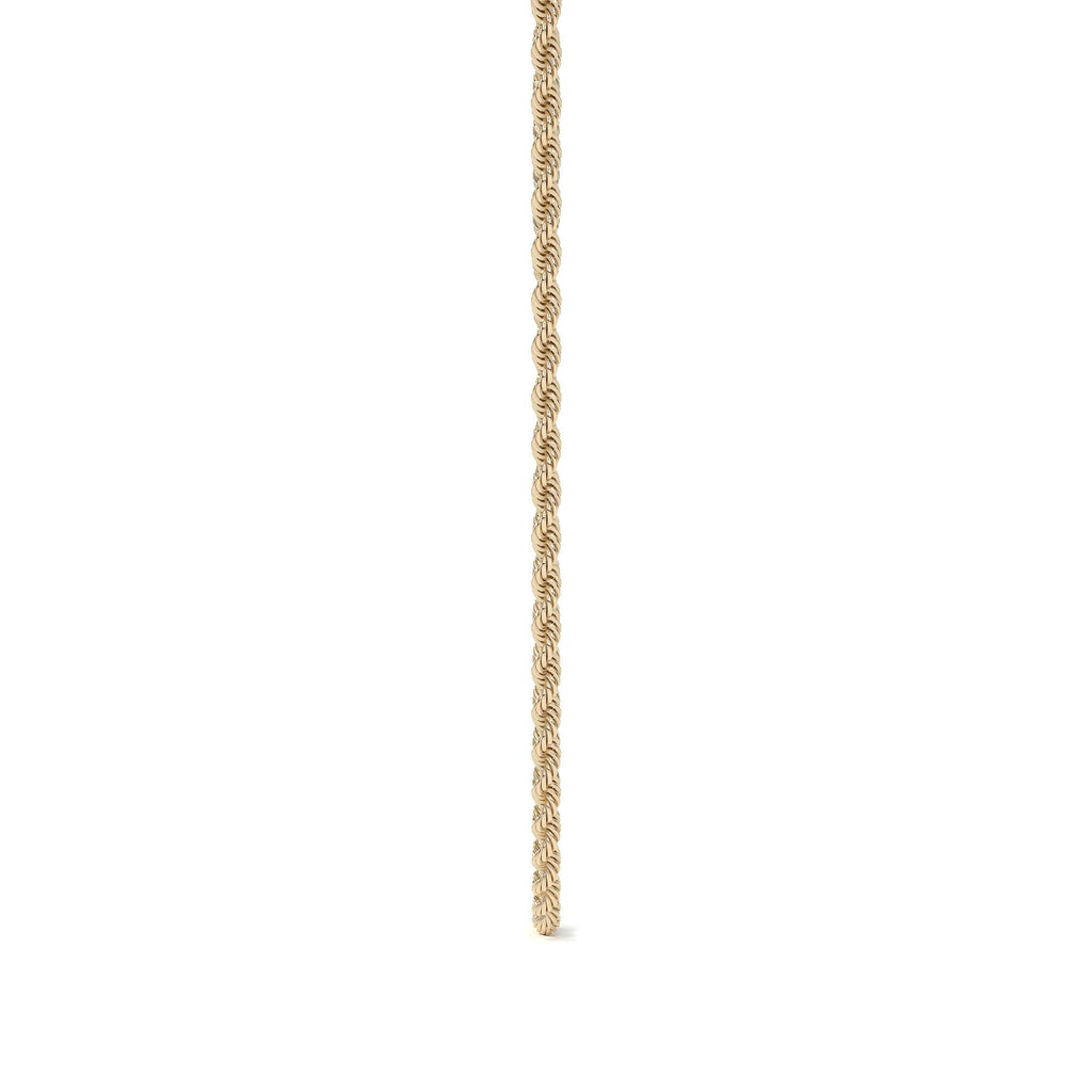 Cadena De Oro Hombre Italiano Torsal 10k Calibre 2.4mm