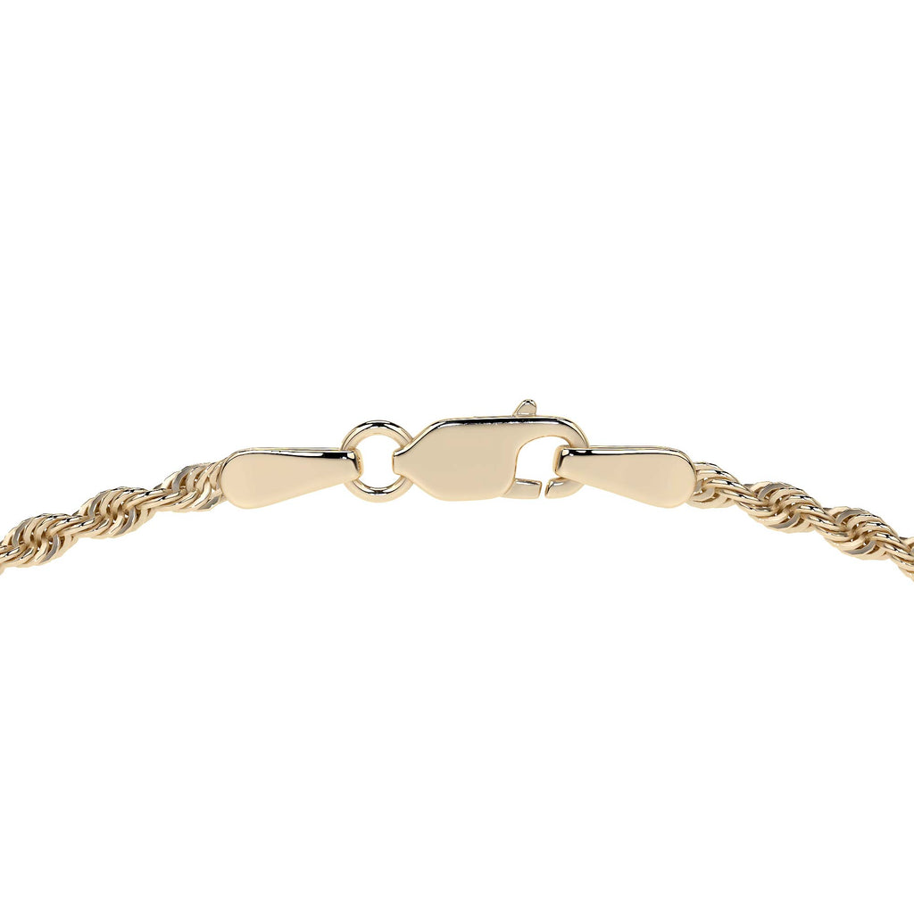 Cadena Torsal De Oro Italiano 10k, Calibre 2.1mm