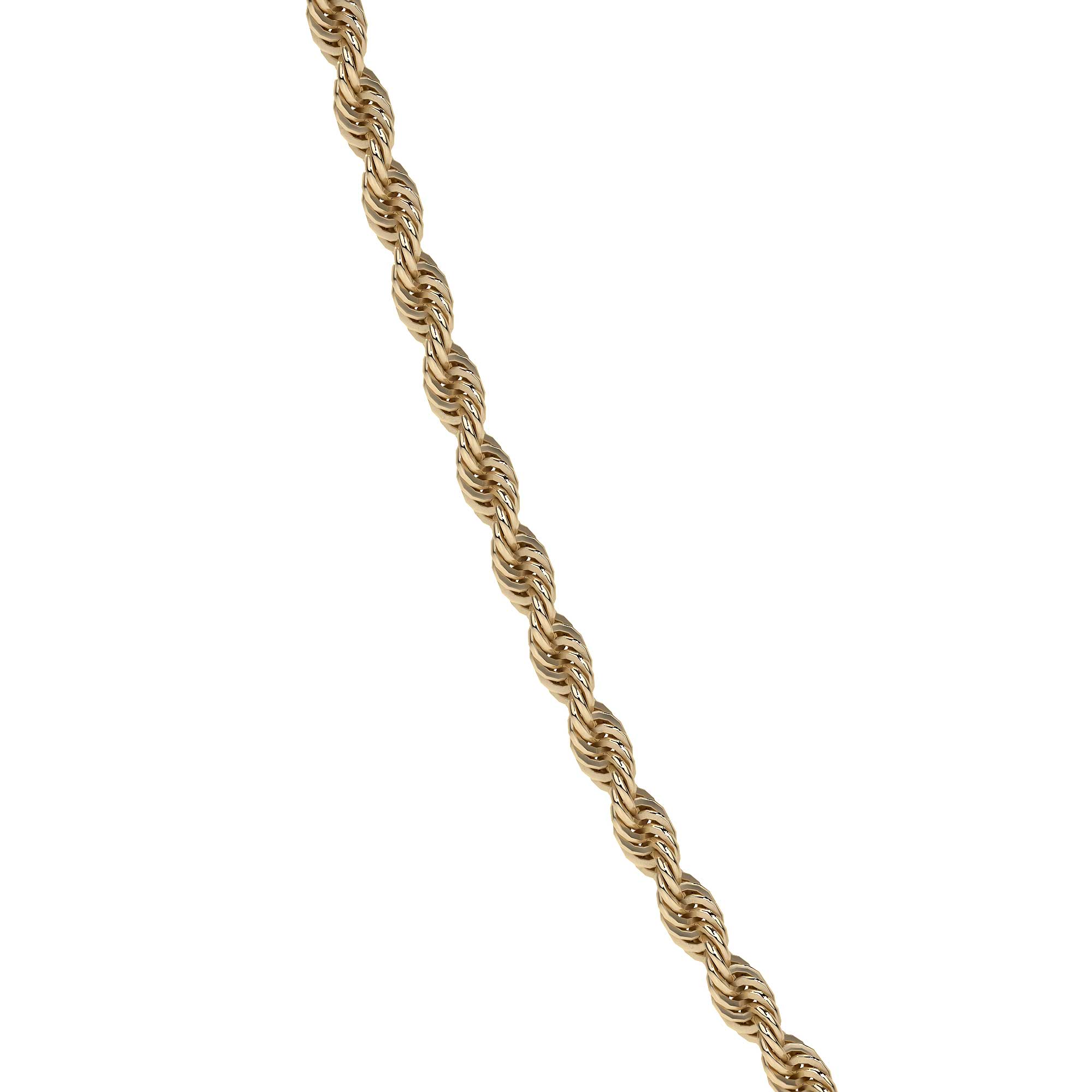 Cadena De Oro Hombre Italiano Torsal 10k Calibre 1.9mm