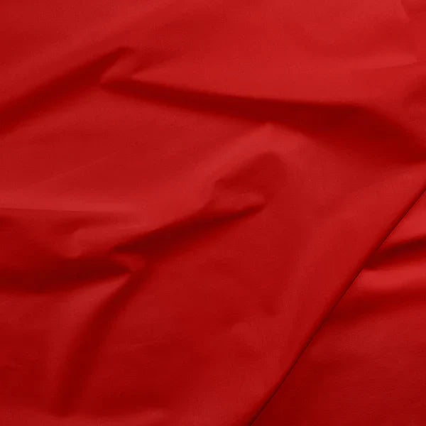 1/2 metro de Rojo Real sólido liso línea económica