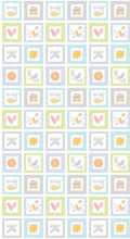 Panel Cuadritos de un Corazón Contento 60 x 110 cm