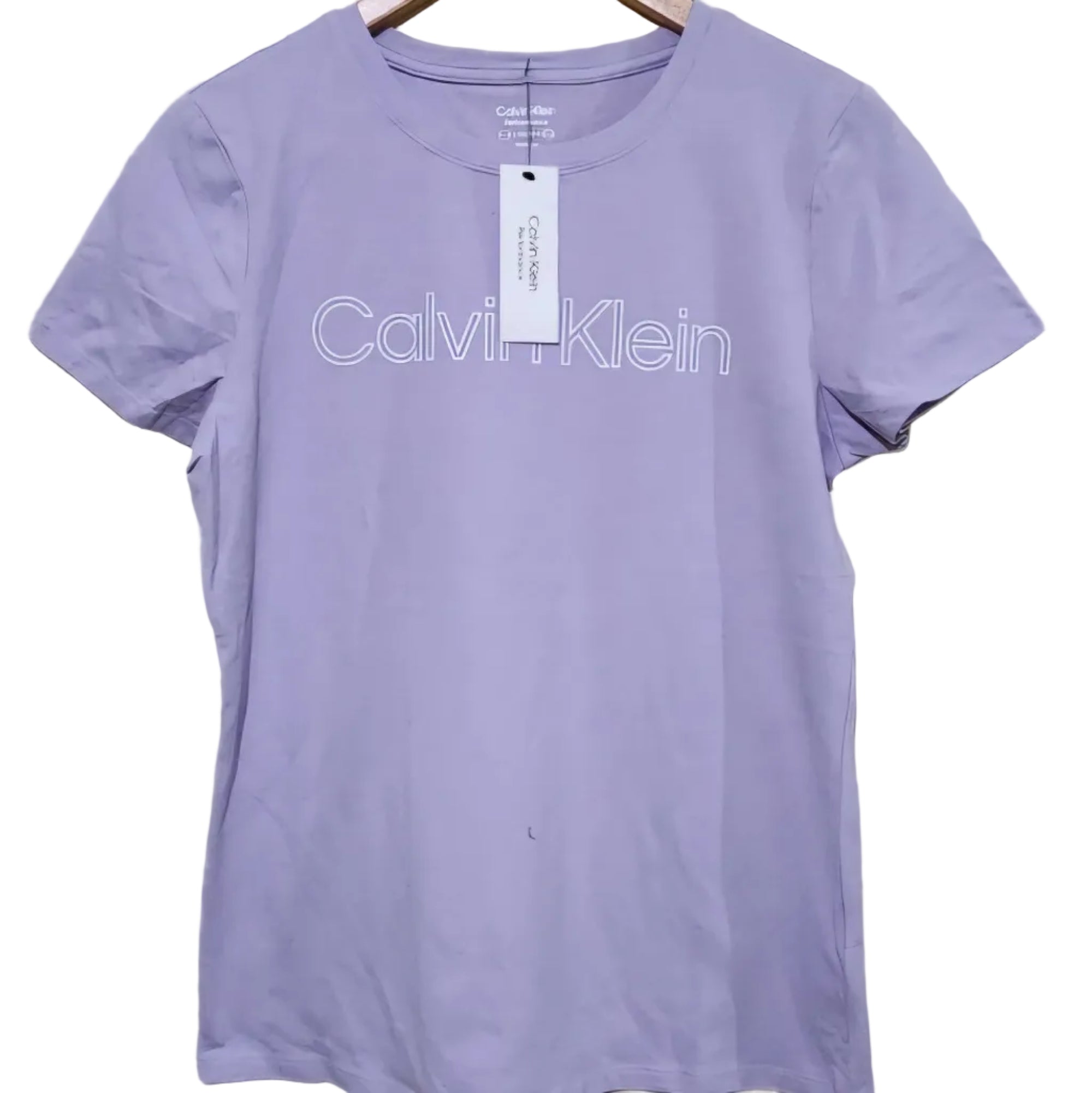 Playera Cuello Redondo Calvin Klein Lila Talla M