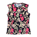 Playera Sin Mangas Tommy Hilfiger Floral Negro Talla M