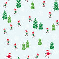 1/2 metro de Elfos Patinadores en Azul Navidad Tres Deseos
