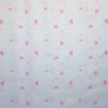 1/2 metro Tela de algodón Mini avioncitos rosas sobre blanco **Llega el 19 de nov**