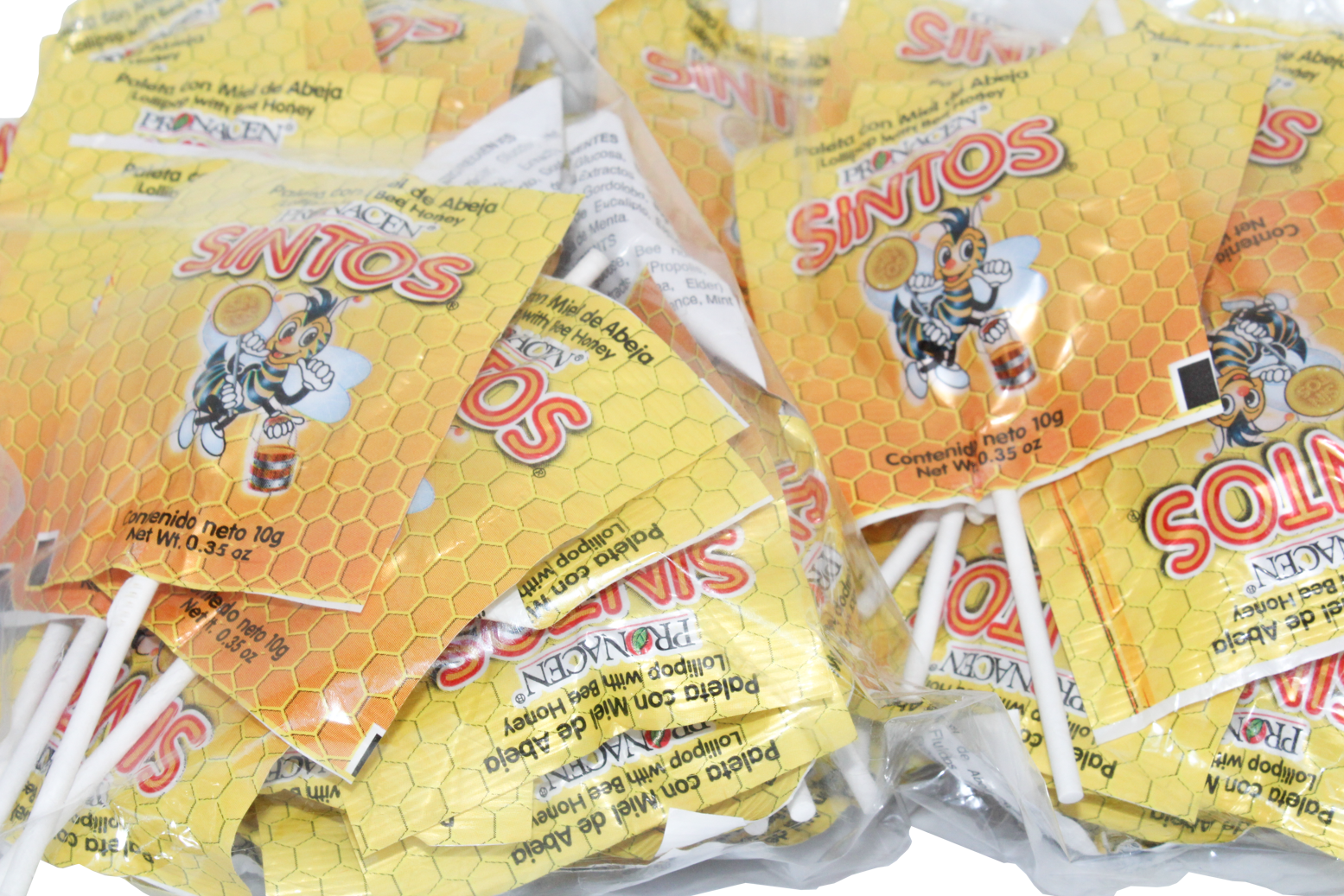 PALETA SIN TOS MIEL POR PIEZA  PRONACEN