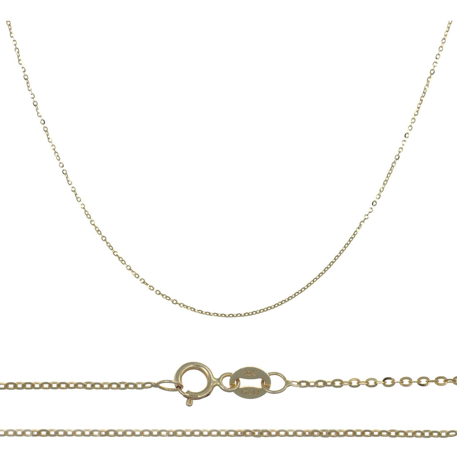 Collar Para Mujer De Oro De 10k De Cruz