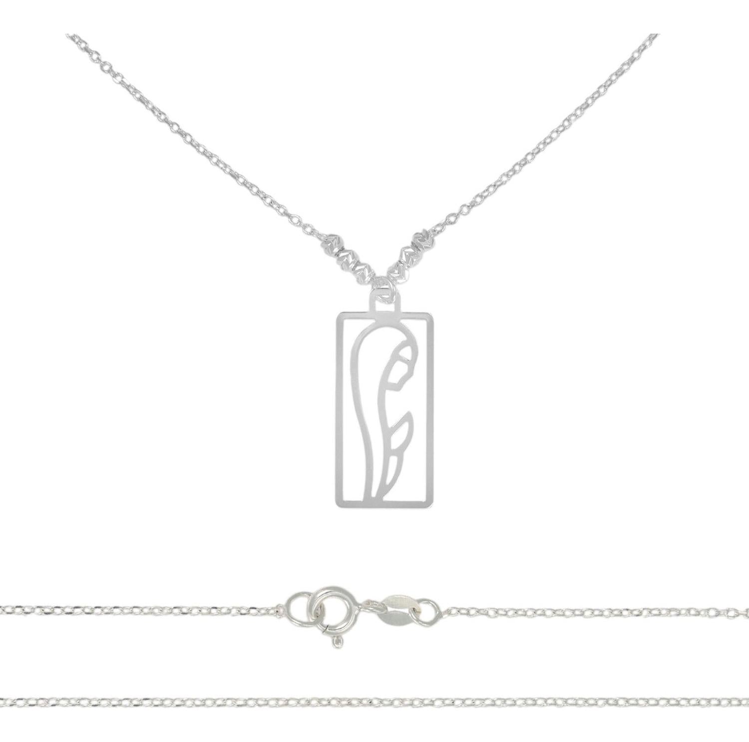 Collar De Madona De Plata 925 Con Bola Diamantada De 45 Cm