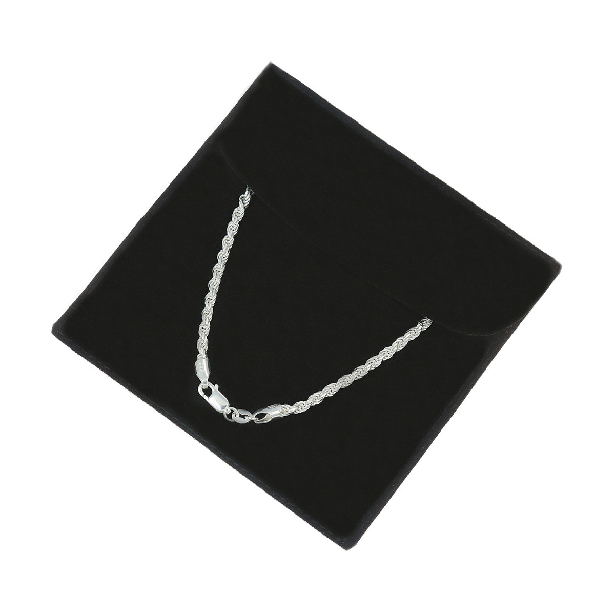 Cadena De Plata 925 Estilo Torsal De Calibre 4.5 Mm