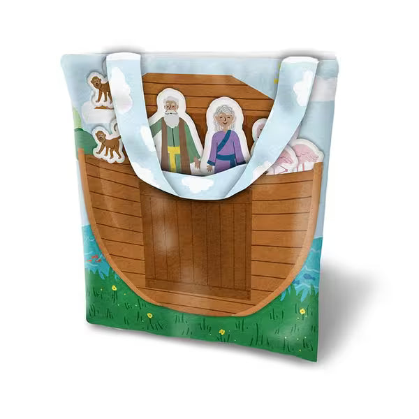 Panel de Fieltro para Libro y Bolsa de Arca de Noé