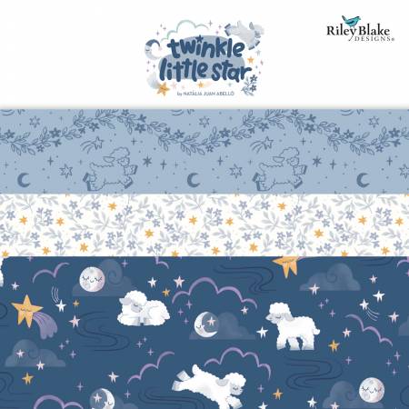 Charm Pack Brilla Brilla Estrellita 42 piezas de 12.5 cm