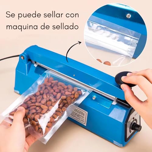 Bolsas Herméticas con Cierre Zipper – 100 piezas