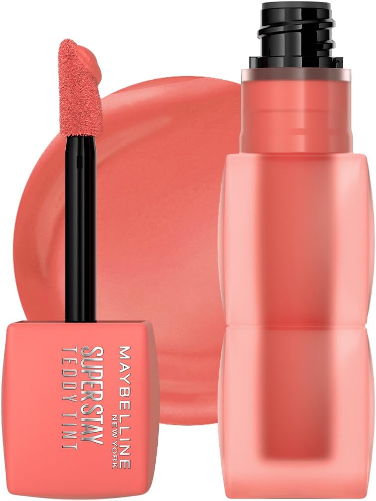 Maybelline Super Stay Teddy Tint Long Lasting Matte Lip Tint 25 Baby Tee
