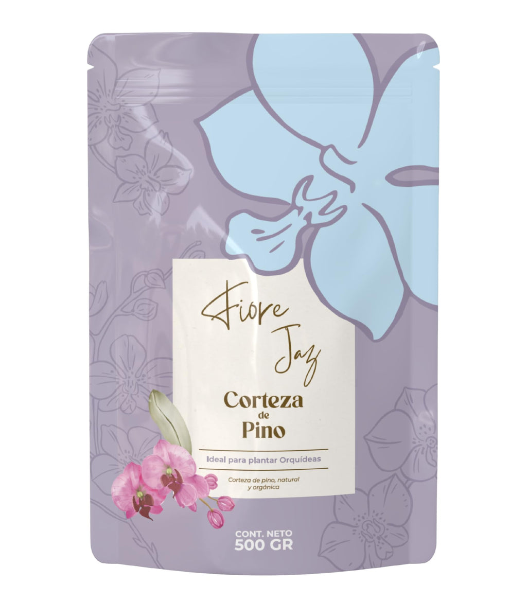 Corteza de Pino Natural 500g – Sustrato para Orquídeas