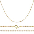 Cadena Valentino De Oro Italiano 14k, Calibre 1.5 Mm, 40cm