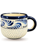 Taza de Cerámica tipo Talavera 399ml – Artesanal Hecha a Mano