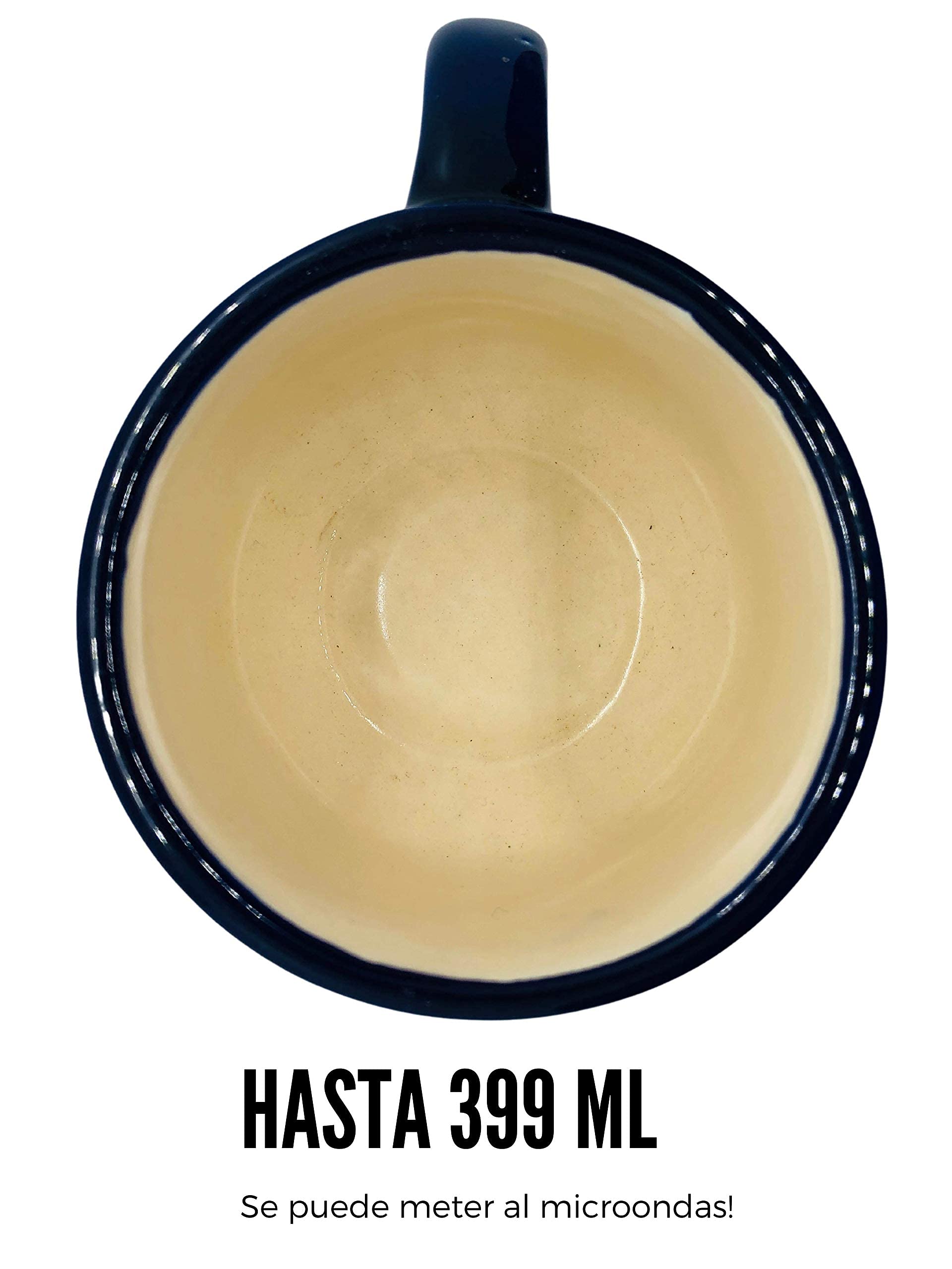 Taza de Cerámica tipo Talavera 399ml – Artesanal Hecha a Mano