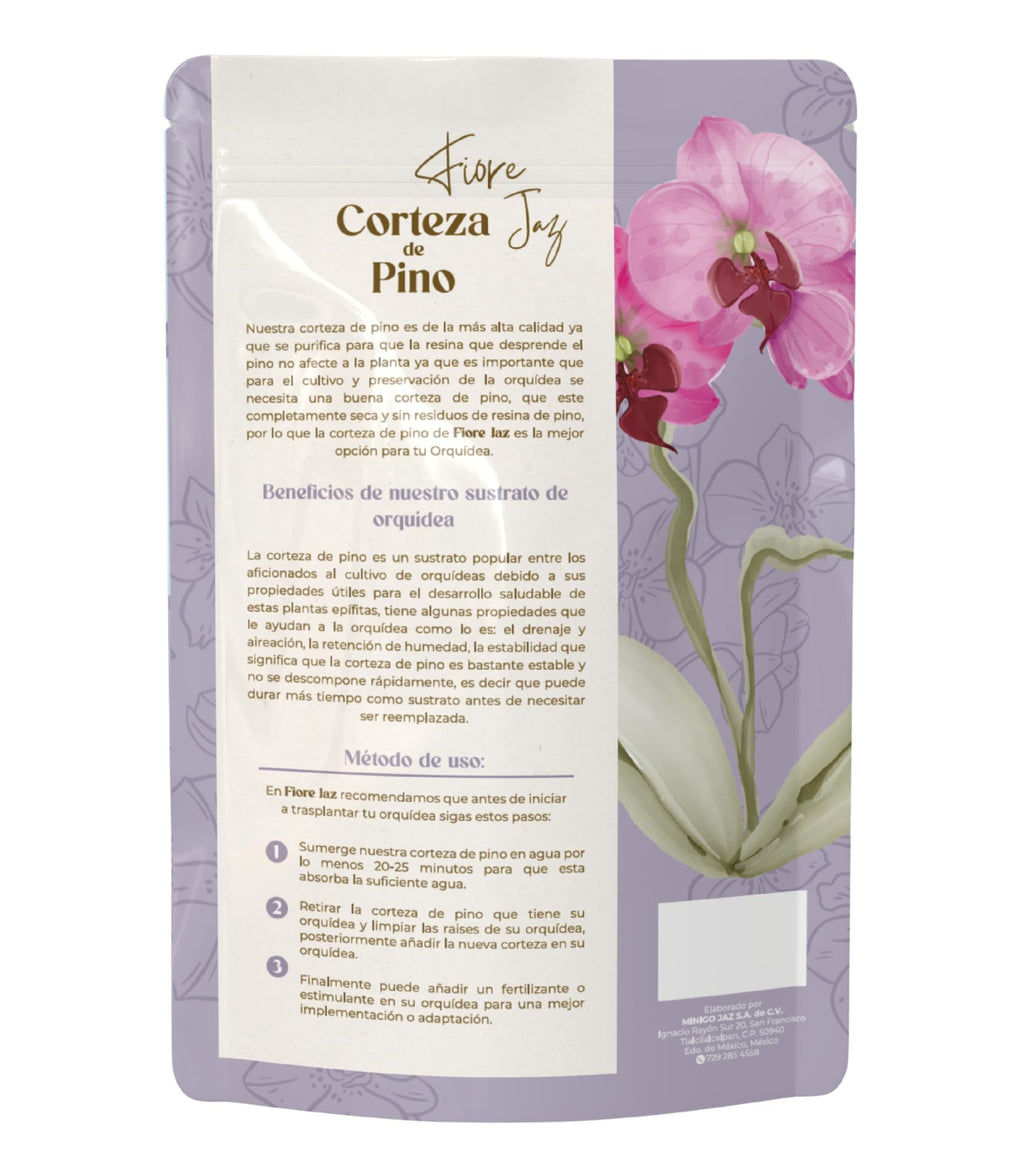 Corteza de Pino Natural 1kg – Sustrato para Orquídeas