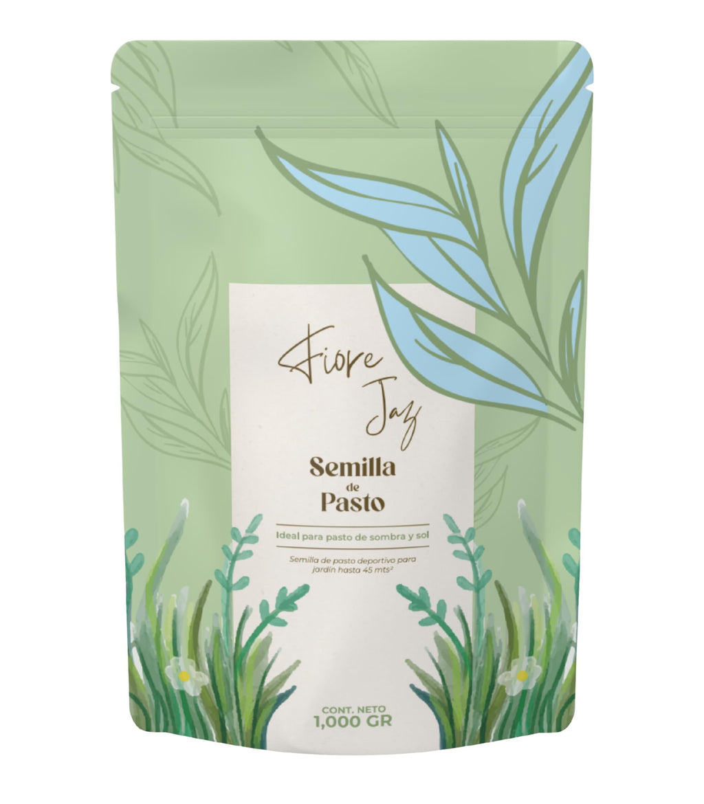 Semillas de Pasto Premium 1kg – Rinde 50m², Sol y Sombra