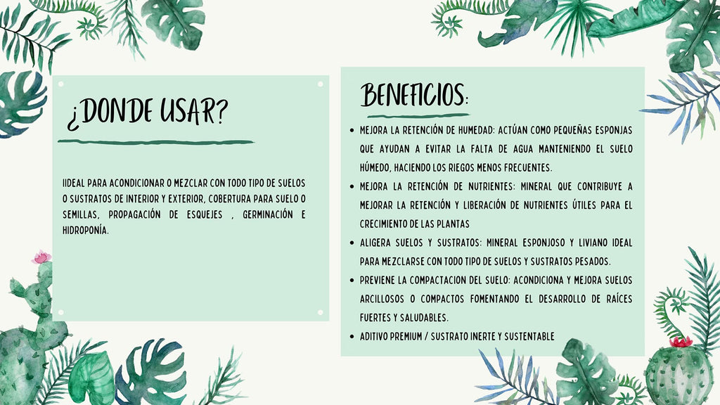 Vermiculita Orgánica 7.8L – Sustrato para Plantas