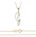 Collar Para Mujer De Oro De 10k De La Madonna