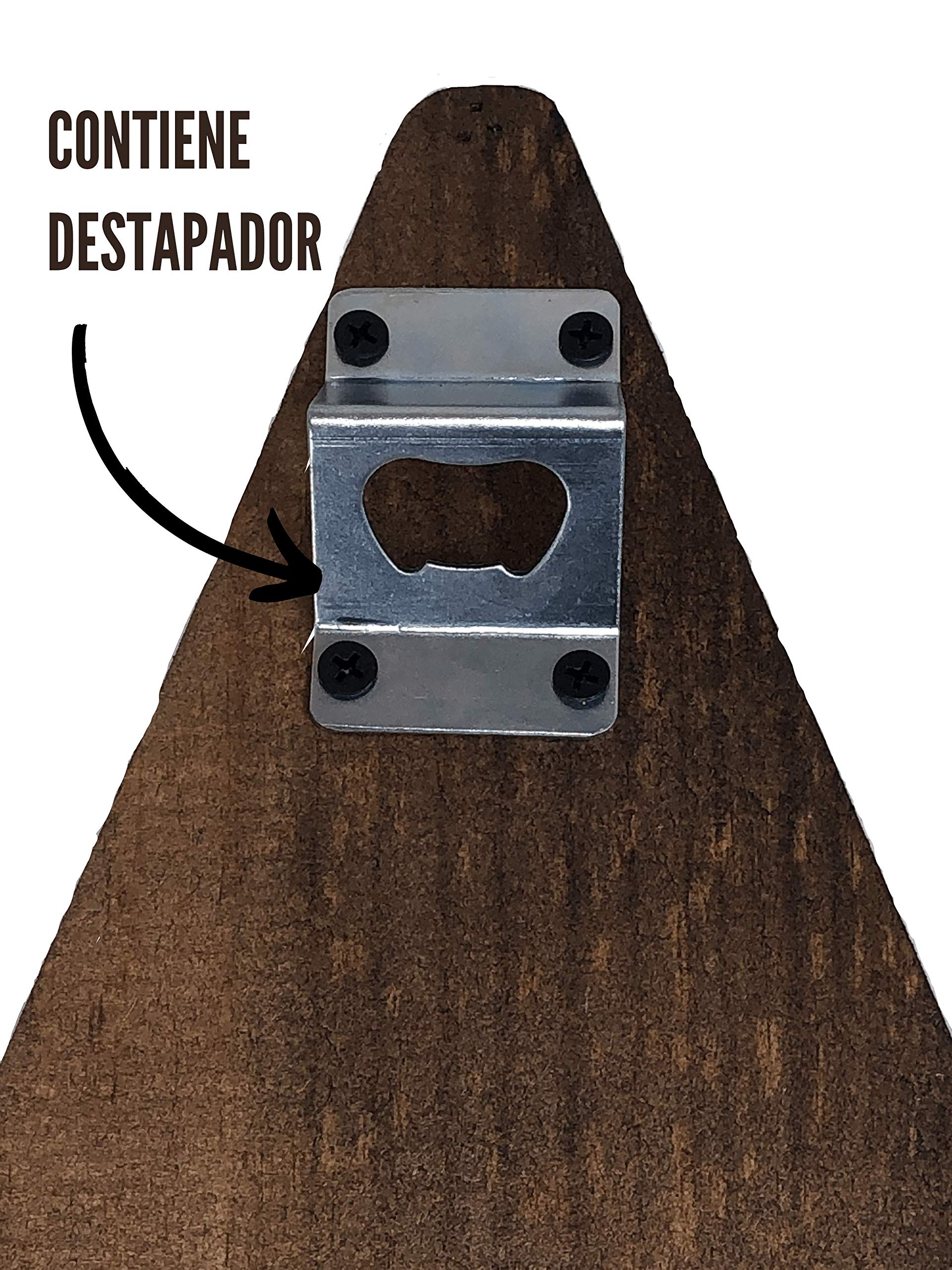 Porta Cervezas de Madera para 6 Botellas – Six Pack