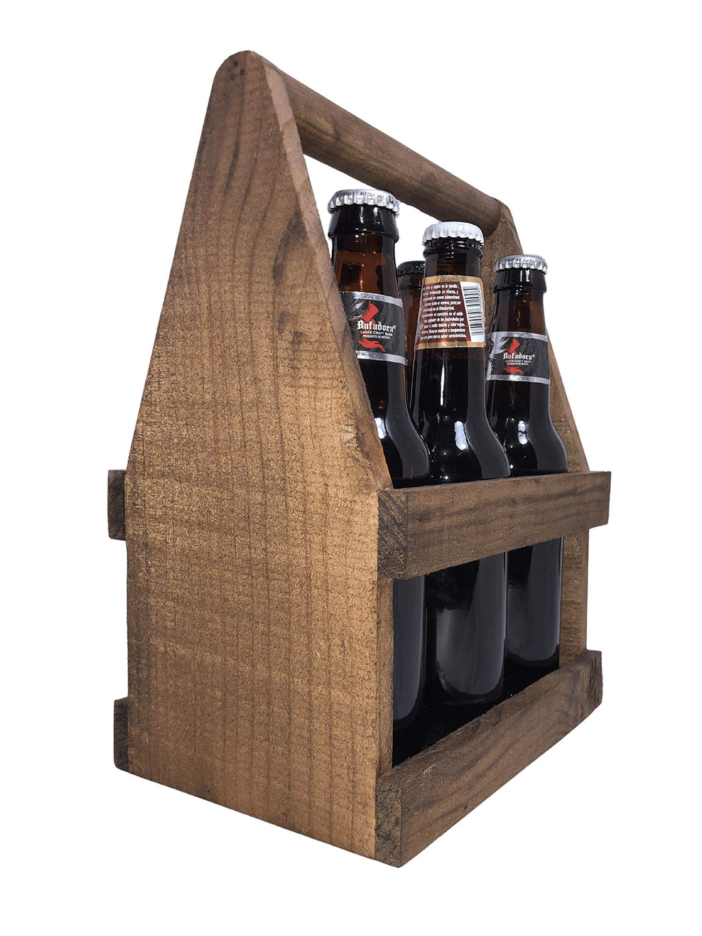 Porta Cervezas de Madera para 6 Botellas – Six Pack