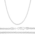 Cadena De Plata 925 Italiana Torsal Calibre 1.9mm en 4 colores