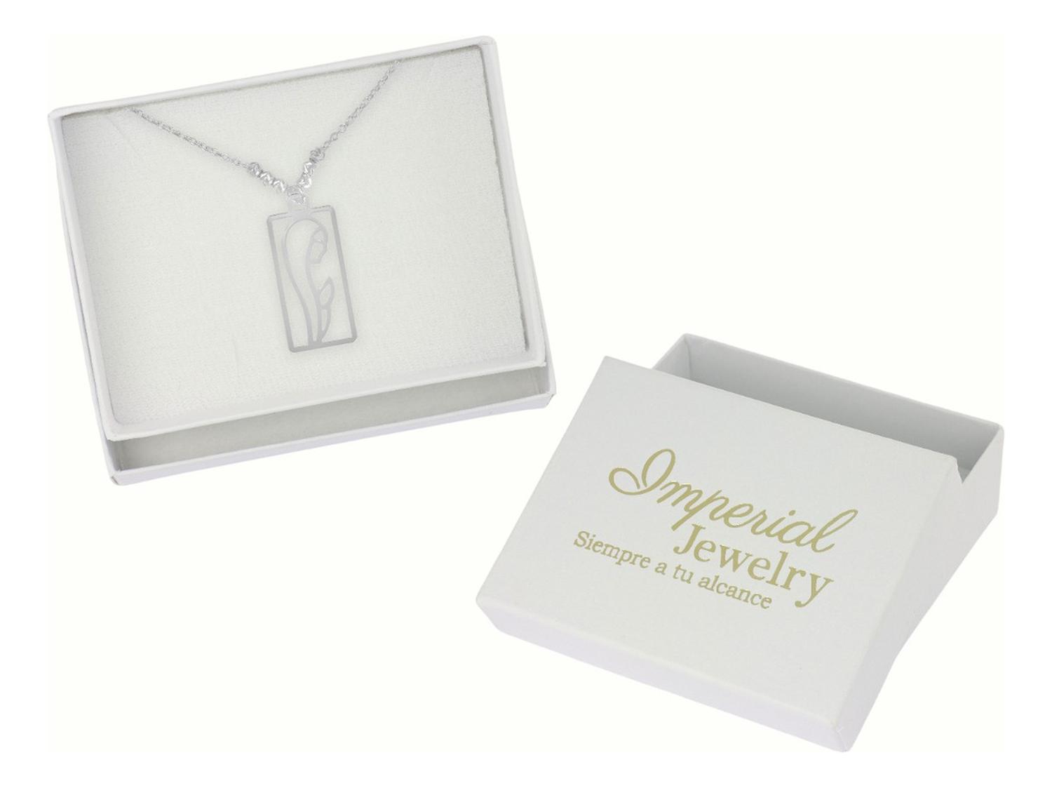Collar De Madona De Plata 925 Con Bola Diamantada De 45 Cm