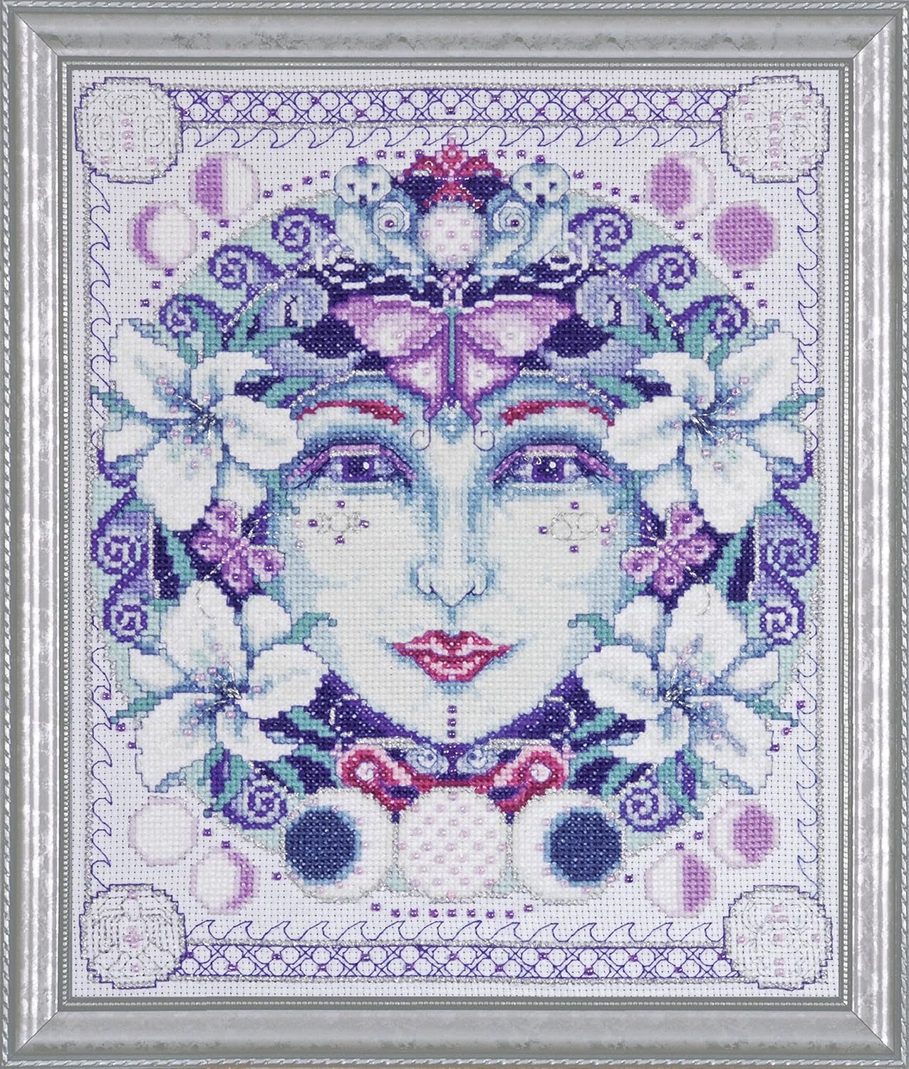 Kit de punto de cruz 14 puntos Aida 23 x 28 cm
