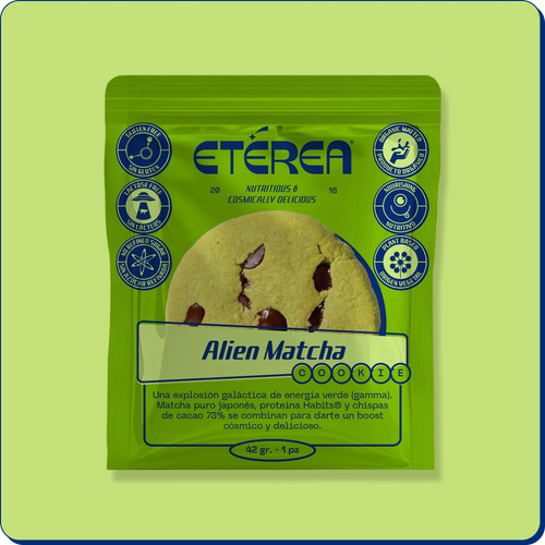 Alien Matcha Protein Cookies