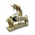Estatua Anubis Resina 10076 Lety Original.