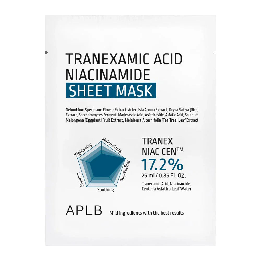 APLB - Tranexamic Acid Niacinamide Sheet Mask | Mascarilla 25 ml