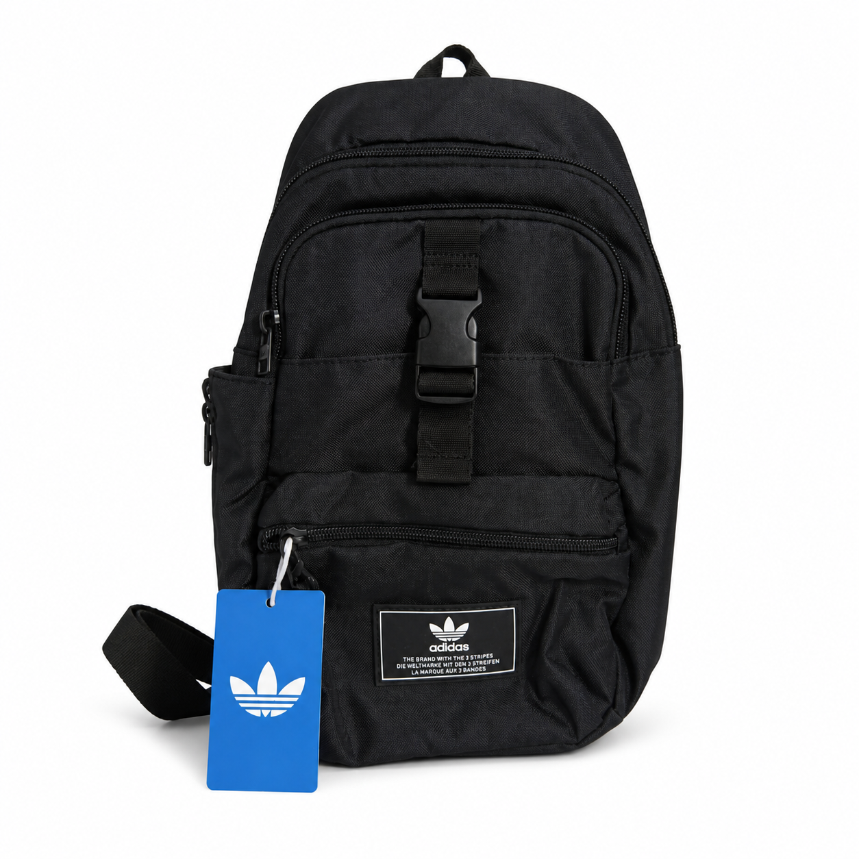 RA VAULT | Adidas mochila sling negra | imagen principal