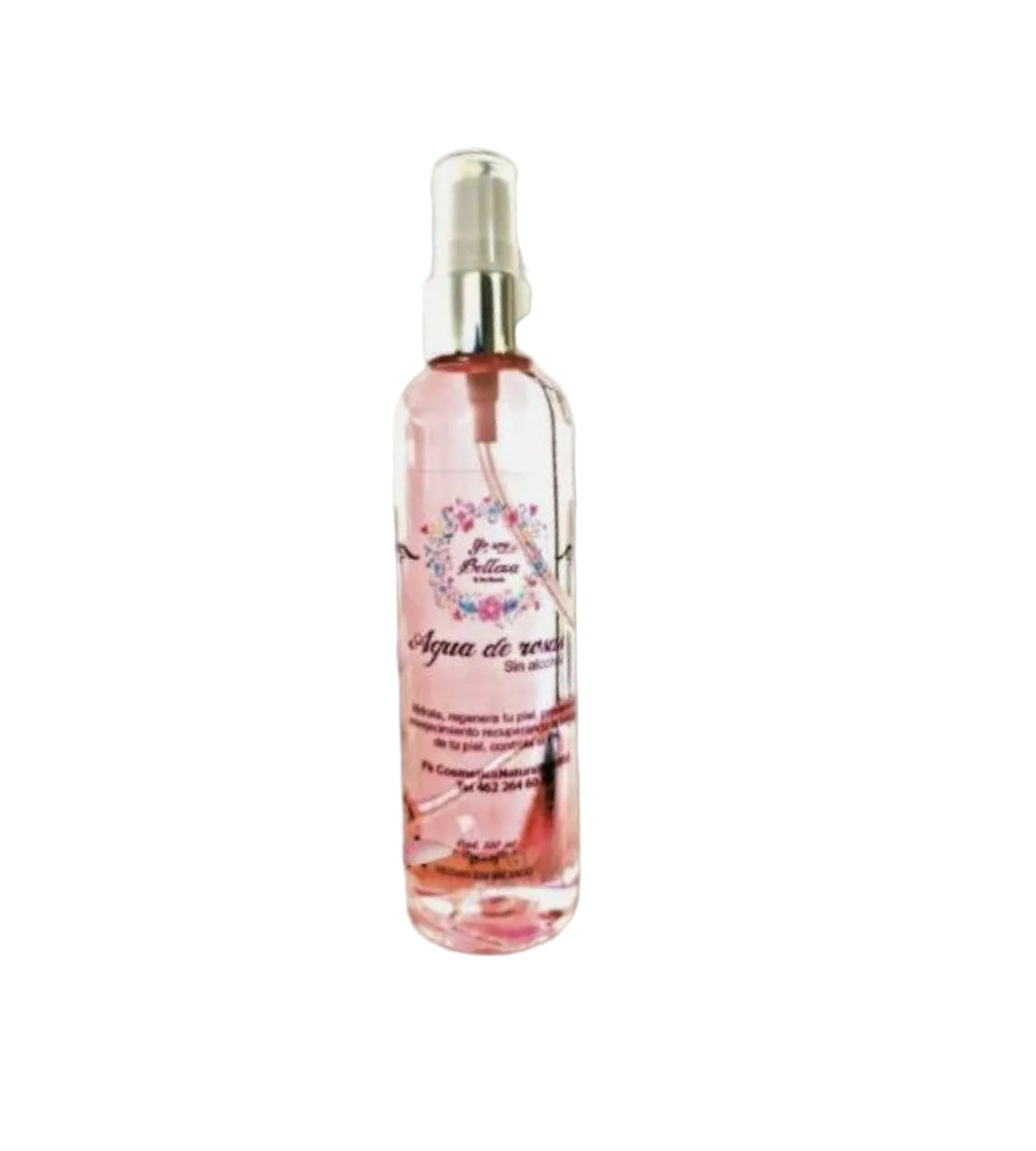 Agua de rosas sin alcohol ni astringente